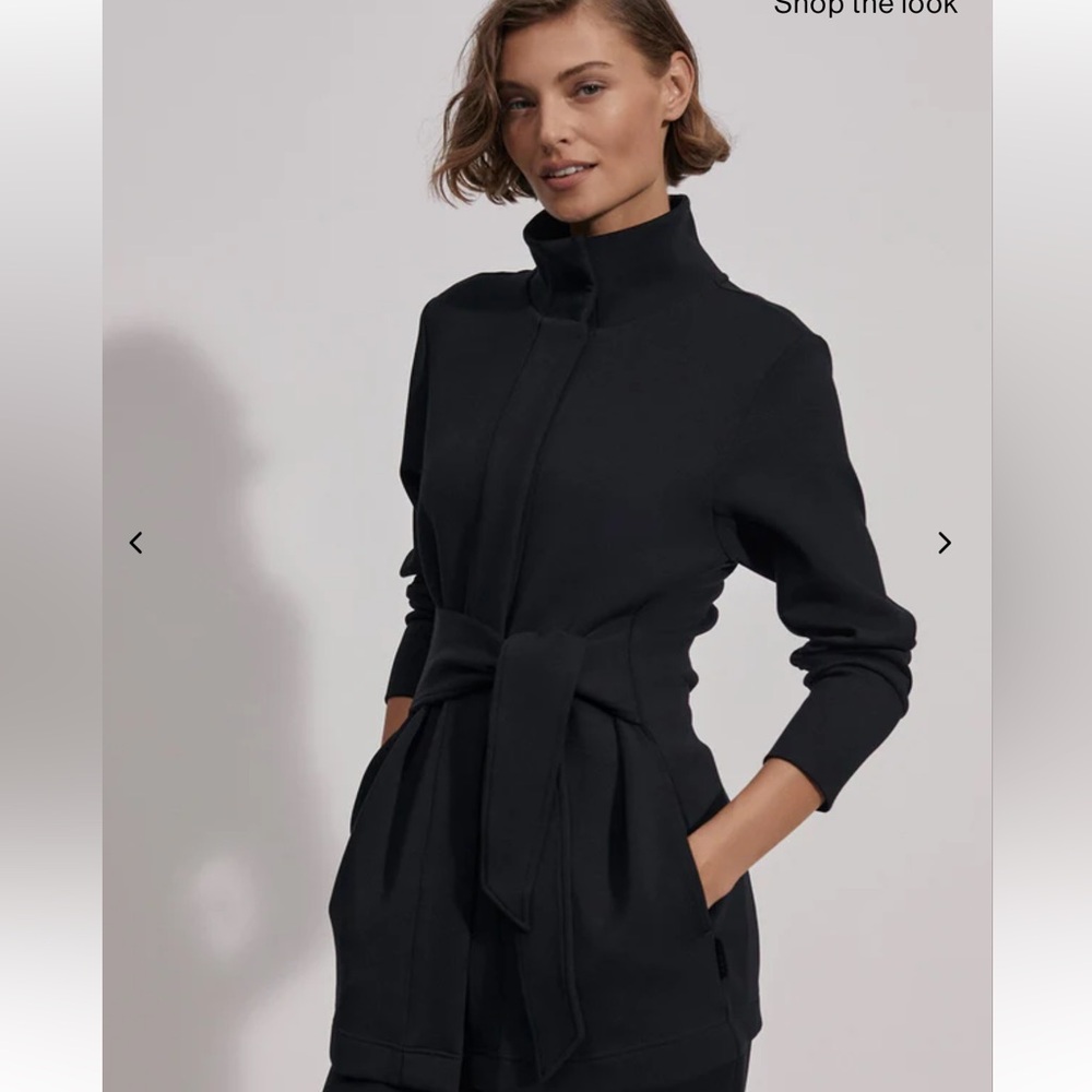 Varley Anset Jacket in Black (XS) and Ivory Marl (S) unworn and unwashed